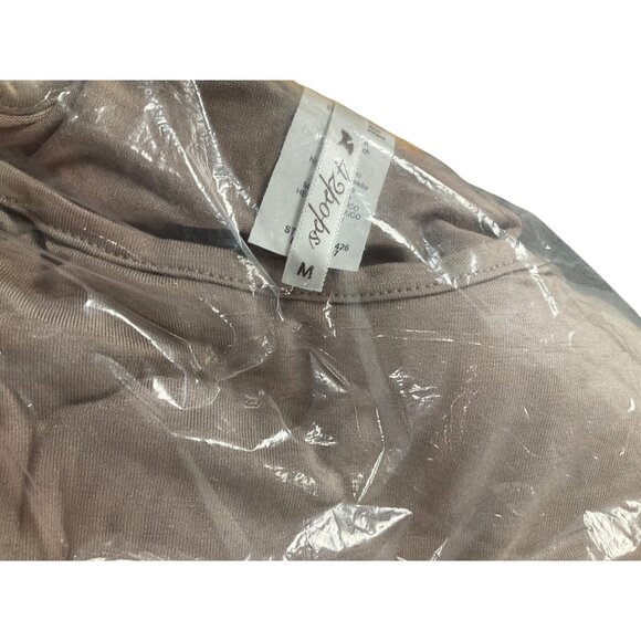 Womens 42 Pops Taupe Top With Lace Sleeve Detail - Picture 4 of 4